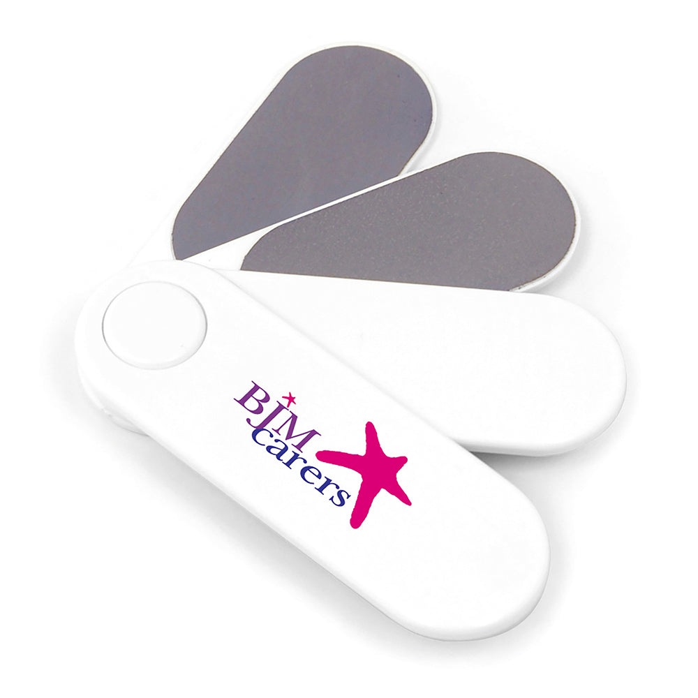 Tuplet Nail File Travel Accessories Black and White London