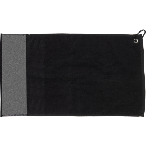 Golf Pro Gym Towel Black and White London