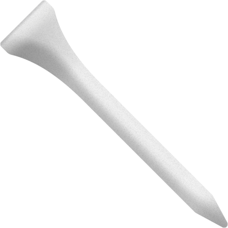 Wooden Golf Tee 54mm Black and White London