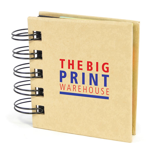 Rushton Spiro Bound Sticky Note Set Notepads & Sticky Notes Black and White London