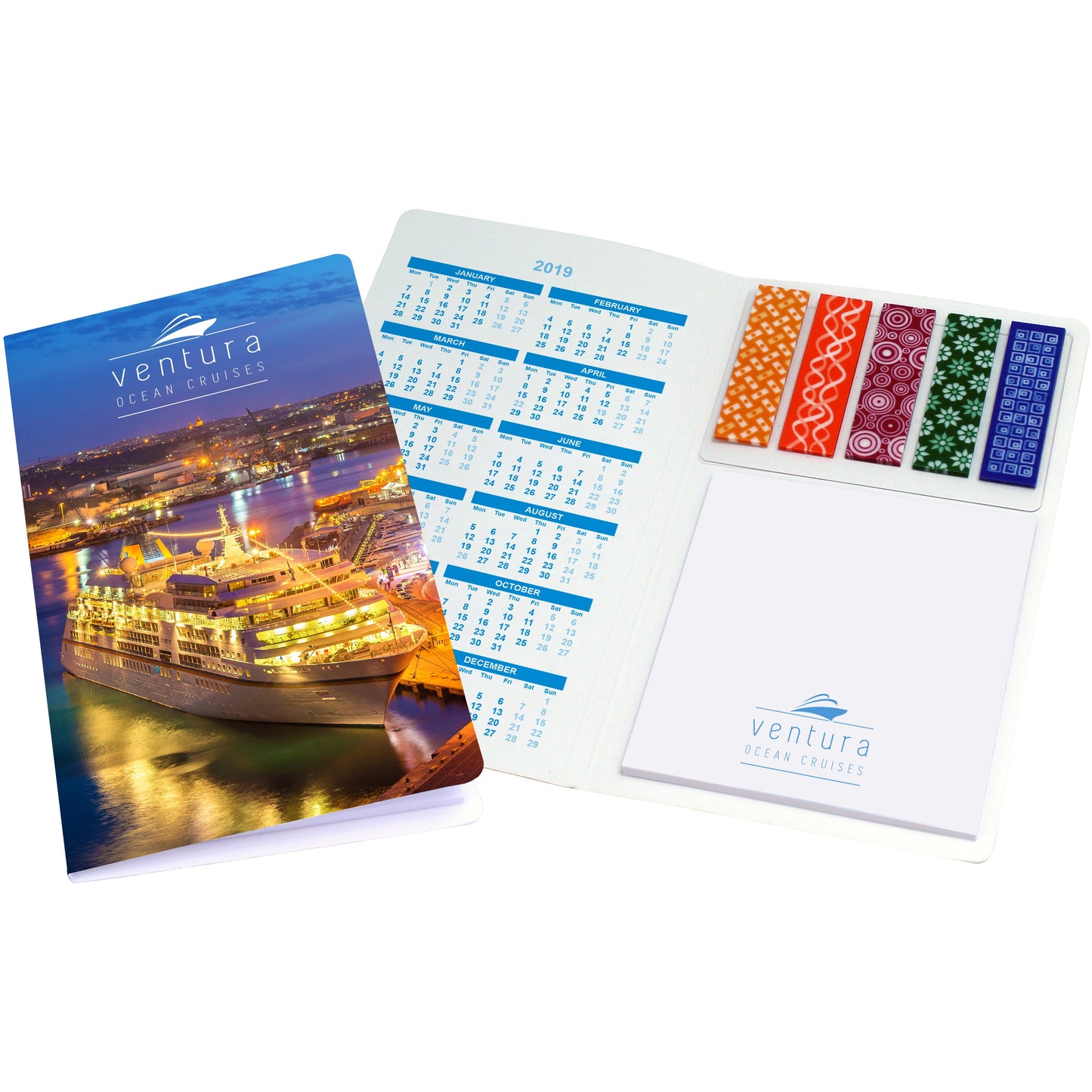 Pattern Tabs for Calendar  Black and White London