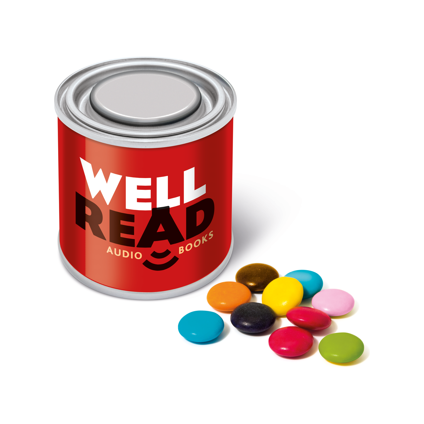 Small Paint Tin - Beanies Black and White London