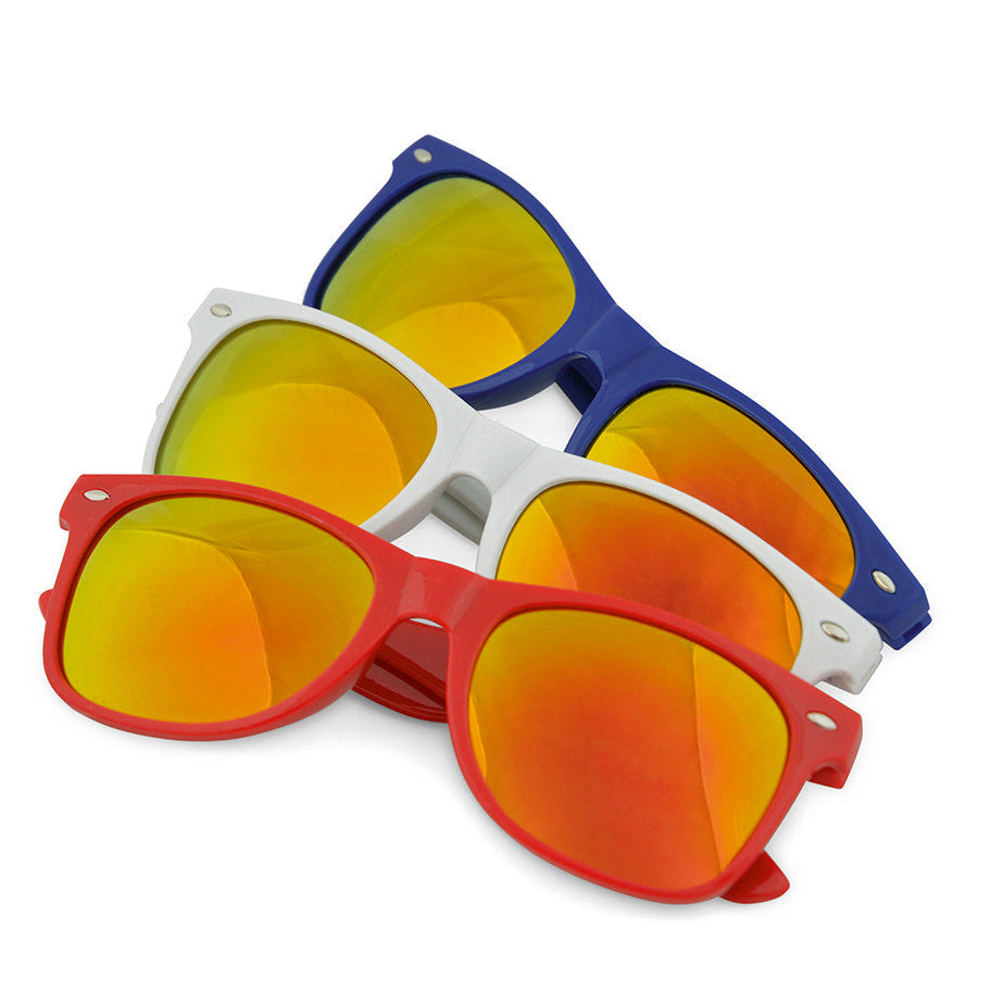 Mirrored Sunny Sunglasses Travel Accessories Black and White London