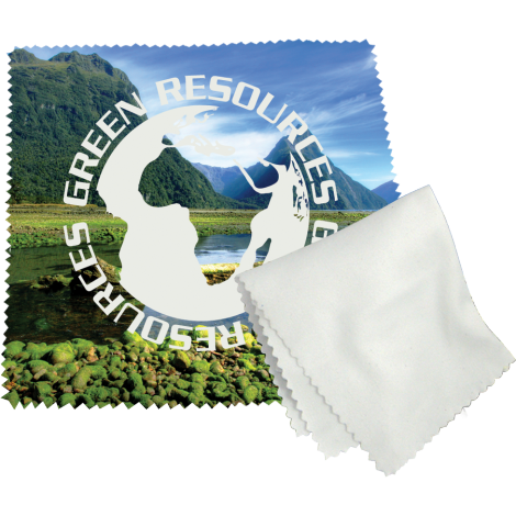 Microfibre Cleaning Cloth 150 x 175mm  Black and White London