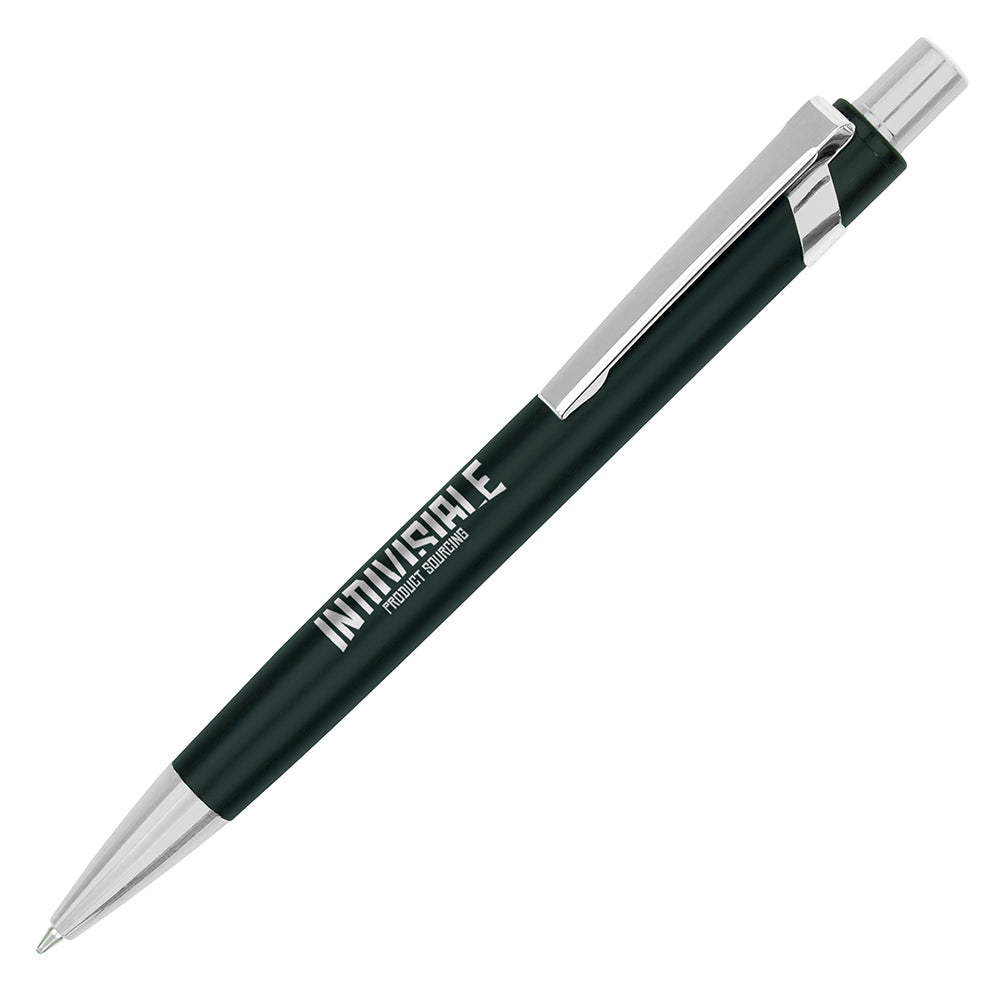 Tandy Soft-Feel Ball Pen Black and White London