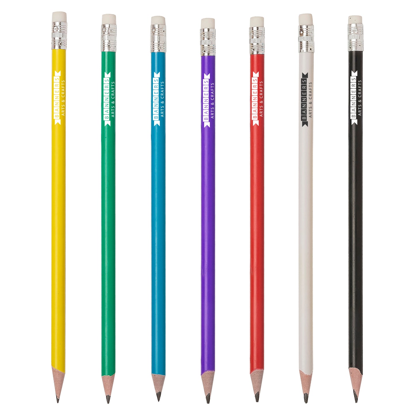 Recycled Plastic Pencil Pencils Black and White London