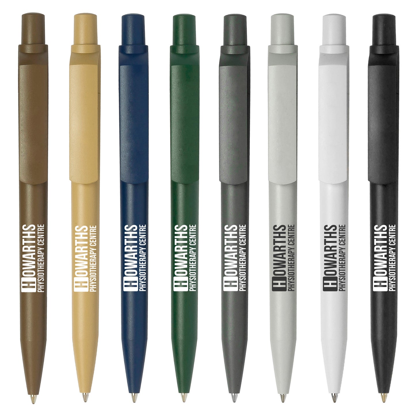 Matte Recycled Ball Pen Pens Black and White London