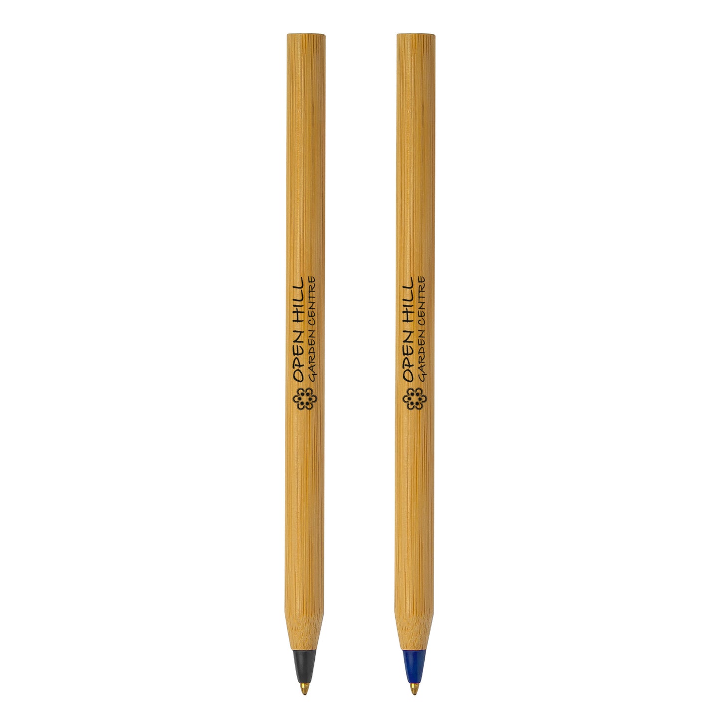 Bamboo Basic Ball Pen Eco Pens Black and White London