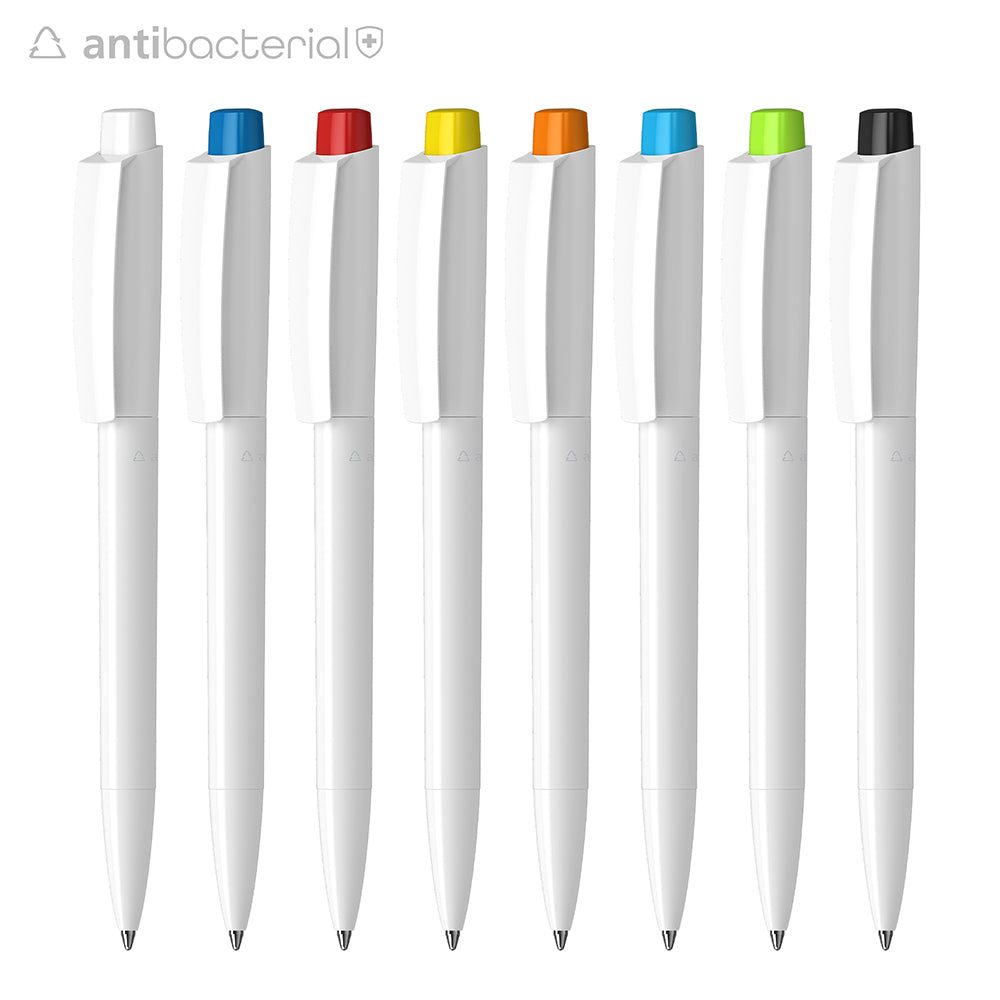 Zeno Recycled Antibac Pen Pens Black and White London