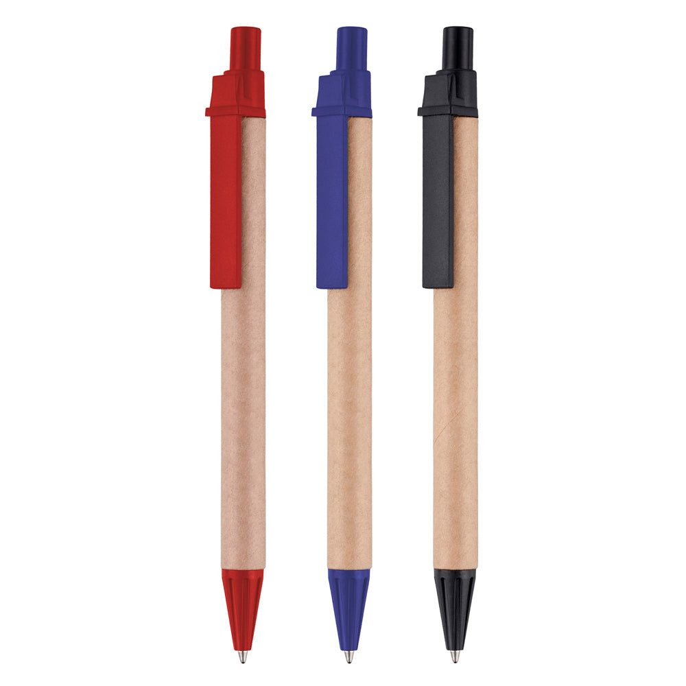 Bara Card Pen Eco Pens Black and White London