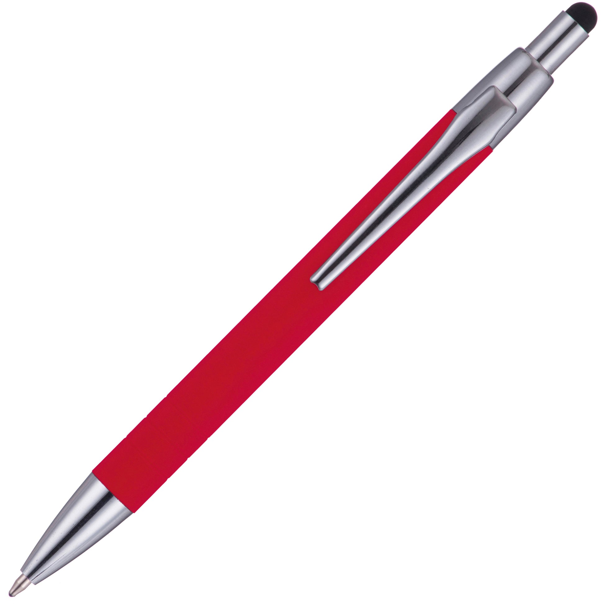 Dart Softfeel Stylus Ball Pen  Black and White London