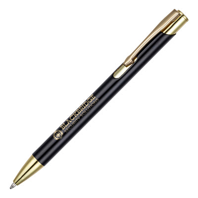 Beck Gold Metal Pens Black and White London