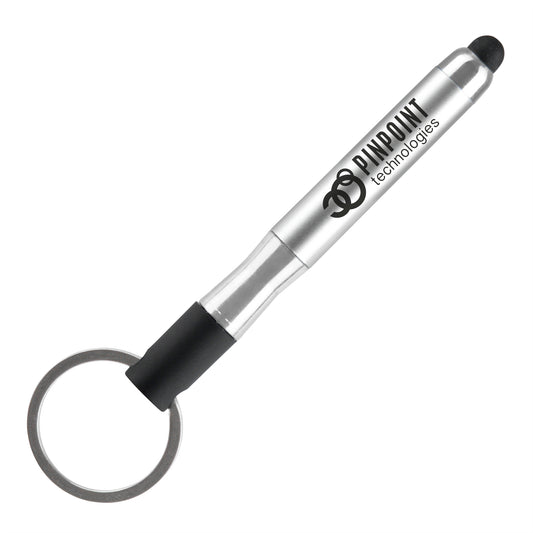 Keyring Stylus Pen  Black and White London