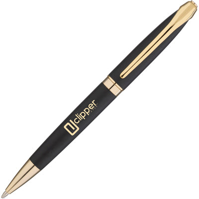 Ballad Gold Ballpen   Executive Pens Black and White London