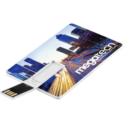 Credit Card USB Flash Drive 4GB Black and White London