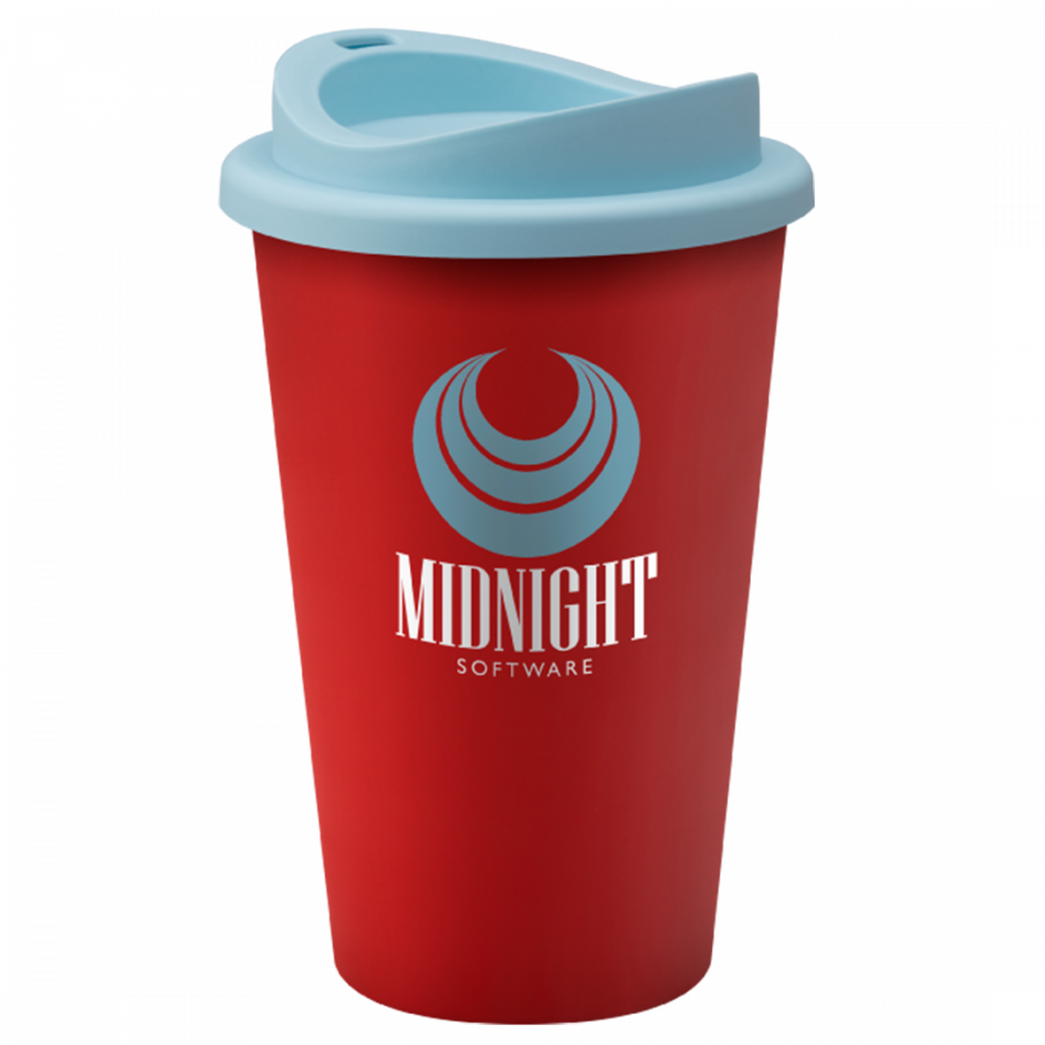 Universal Tumbler Red Drinkware Black and White London