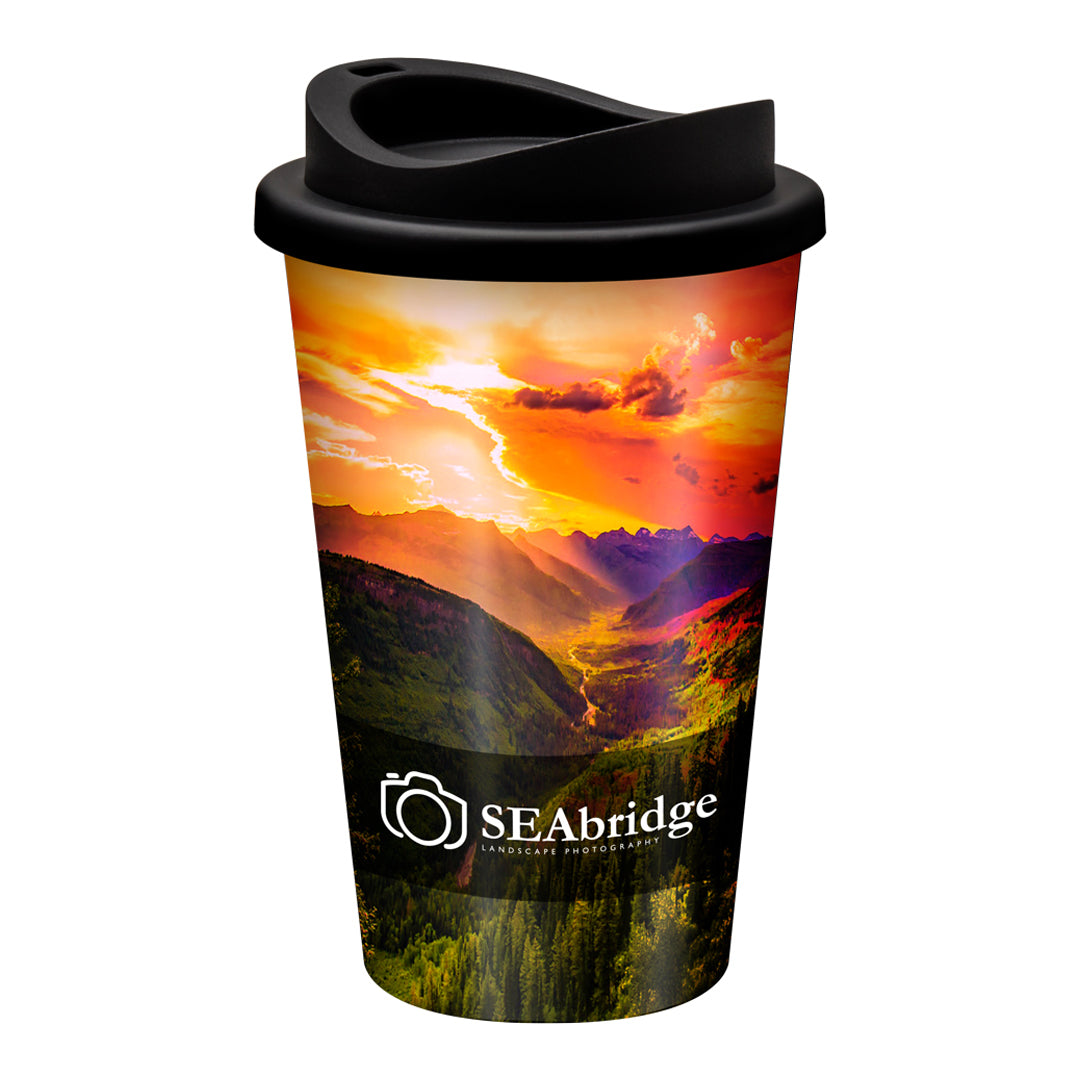 Full Colour Reusable Travel Tumbler Drinkware   