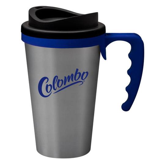 Universal Mug Silver Drinkware Black and White London