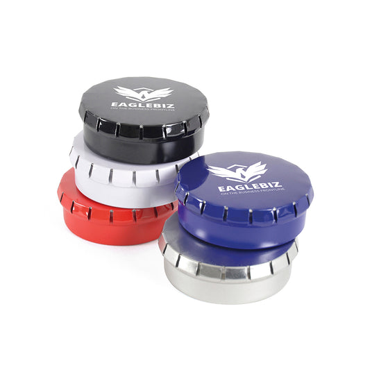 Large Click Clack Mint Tin Mints Black and White London