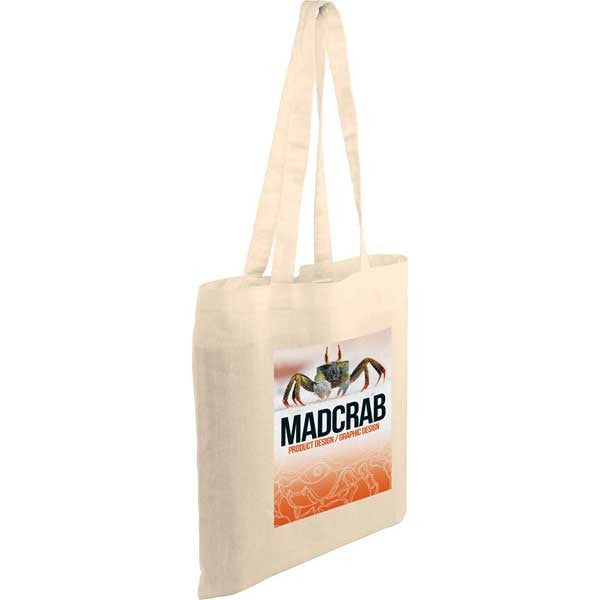 Lightweight Cotton Exhibition Bag Black and White London