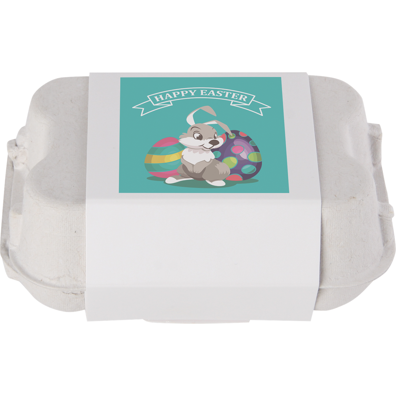 Mini Easter egg box Black and White London