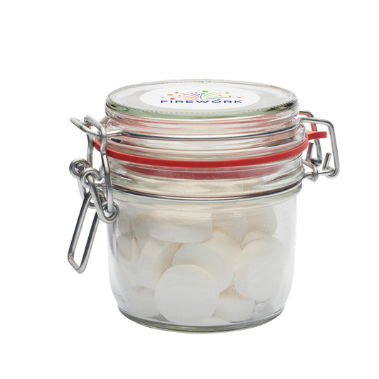 480g Glass jar filled with peppermints Sweets & Confectionery   