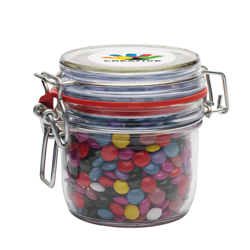 500grGlass jar filled with milk choco's Sweets & Confectionery Black and White London