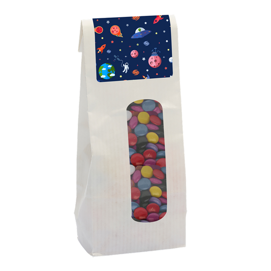 115g Kraft bag filled with milk choco's Sweets & Confectionery   