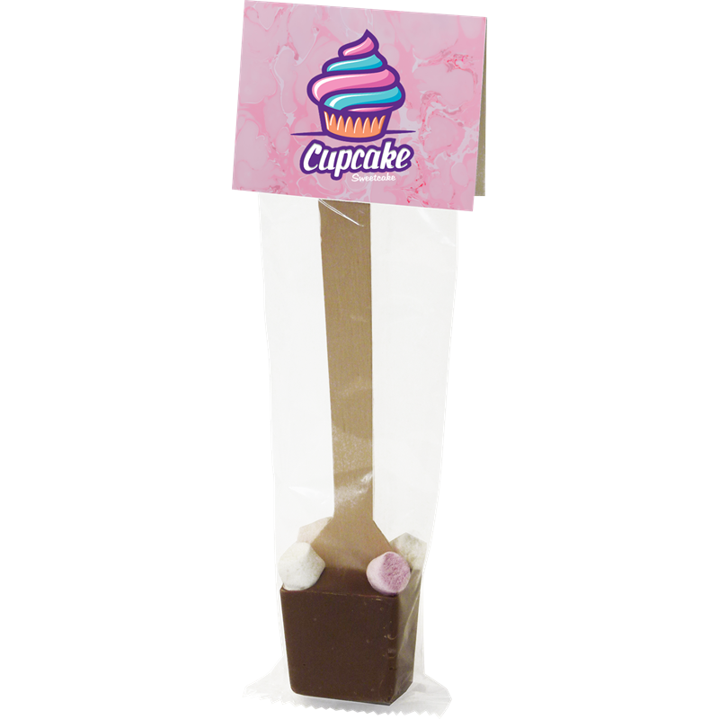 Hot Chocolate Stirrer Sweets & Confectionery Black and White London