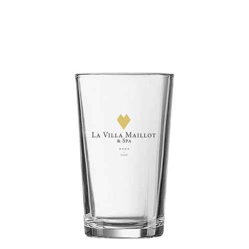 Conique Tumbler Glass (290ml/9.8oz) Glassware Black and White London