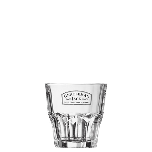 Granity Rocks Glass (200ml/7oz) Glassware Black and White London