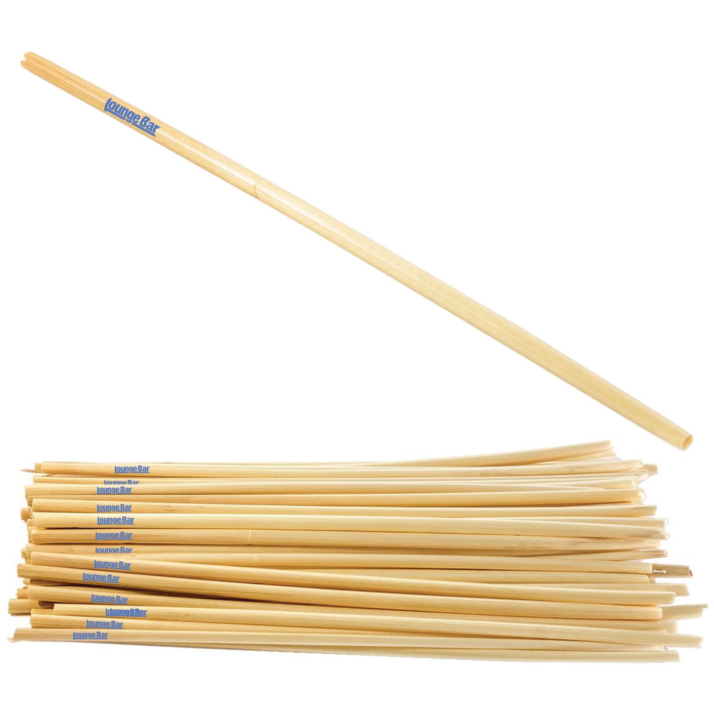 Natural Wheat Drinking Straws (215ml) Wheat Straws Black and White London