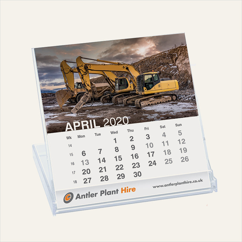 Micro Case Calendar  Black and White London