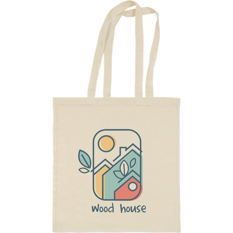 Brushed Cotton Shopper Bag