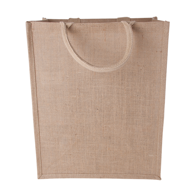 Portrait Jute Shopper Cotton & Jute Bags Black and White London