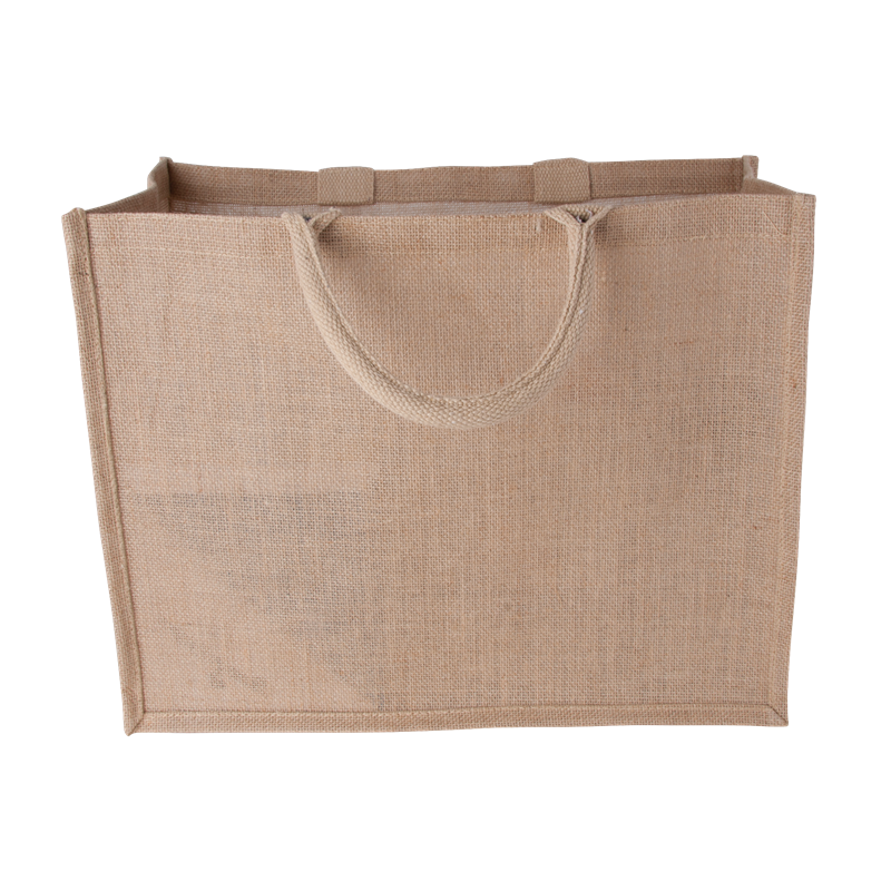 Premium Jute Bag Black and White London