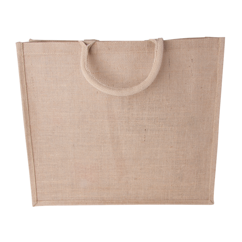 Strong Jute Shopper Bag Cotton & Jute Bags Black and White London