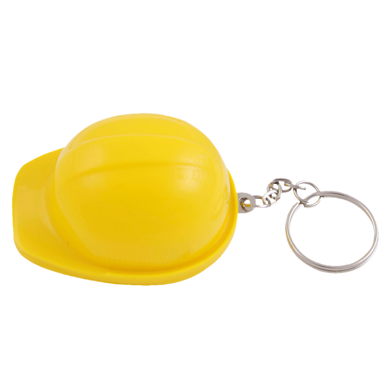 Hard hat bottle opener and key chain    