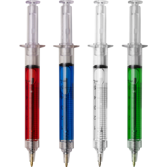 Syringe ballpen Plastic Pens Impression