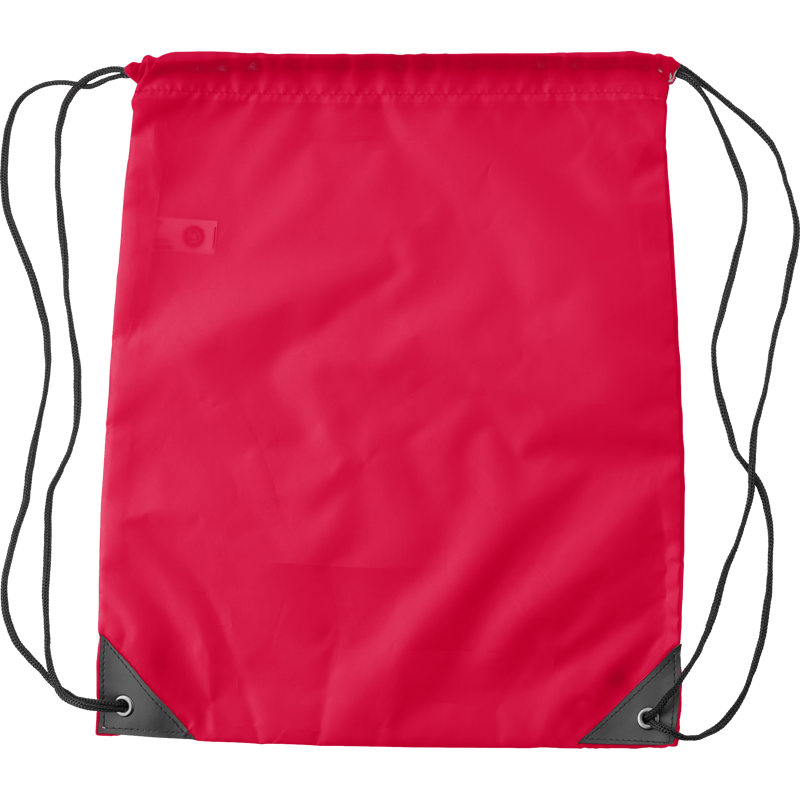 RPET Drawstring Backpack Backpacks & Rucksacks Black and White London