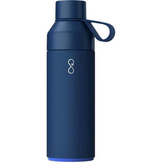 Ocean Bottle 500ml Vacuum Insulated Water Bottle Black and White London®