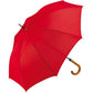 Wood Crook Regular Walker Umbrella  Black and White London