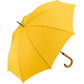 Wood Crook Regular Walker Umbrella  Black and White London