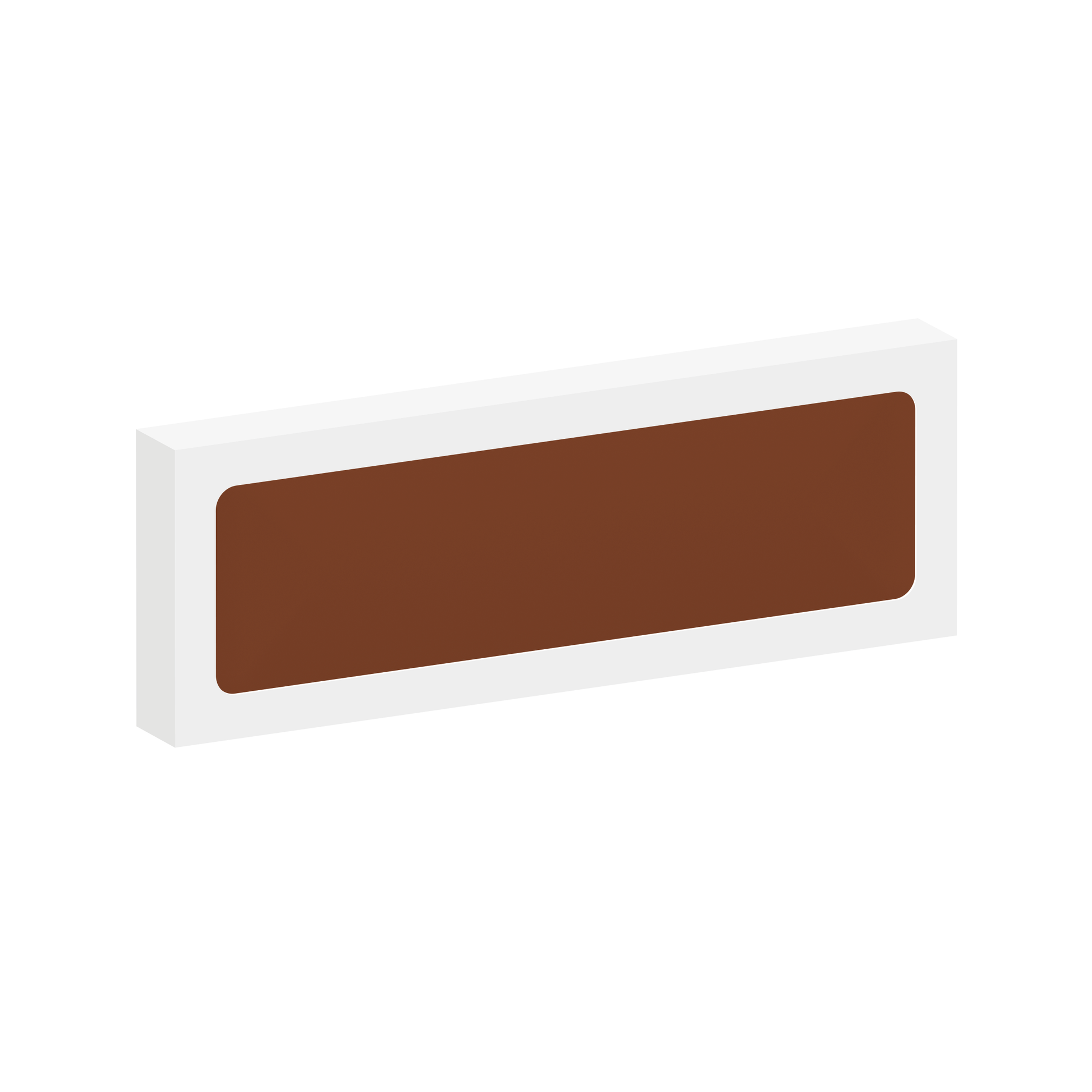 Eco Window Box - 12 Baton Bar - Milk Chocolate³ - 3D Branding Black and White London