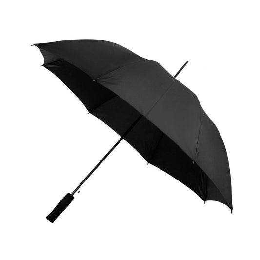 Budget Walker Solid Umbrella  Black and White London