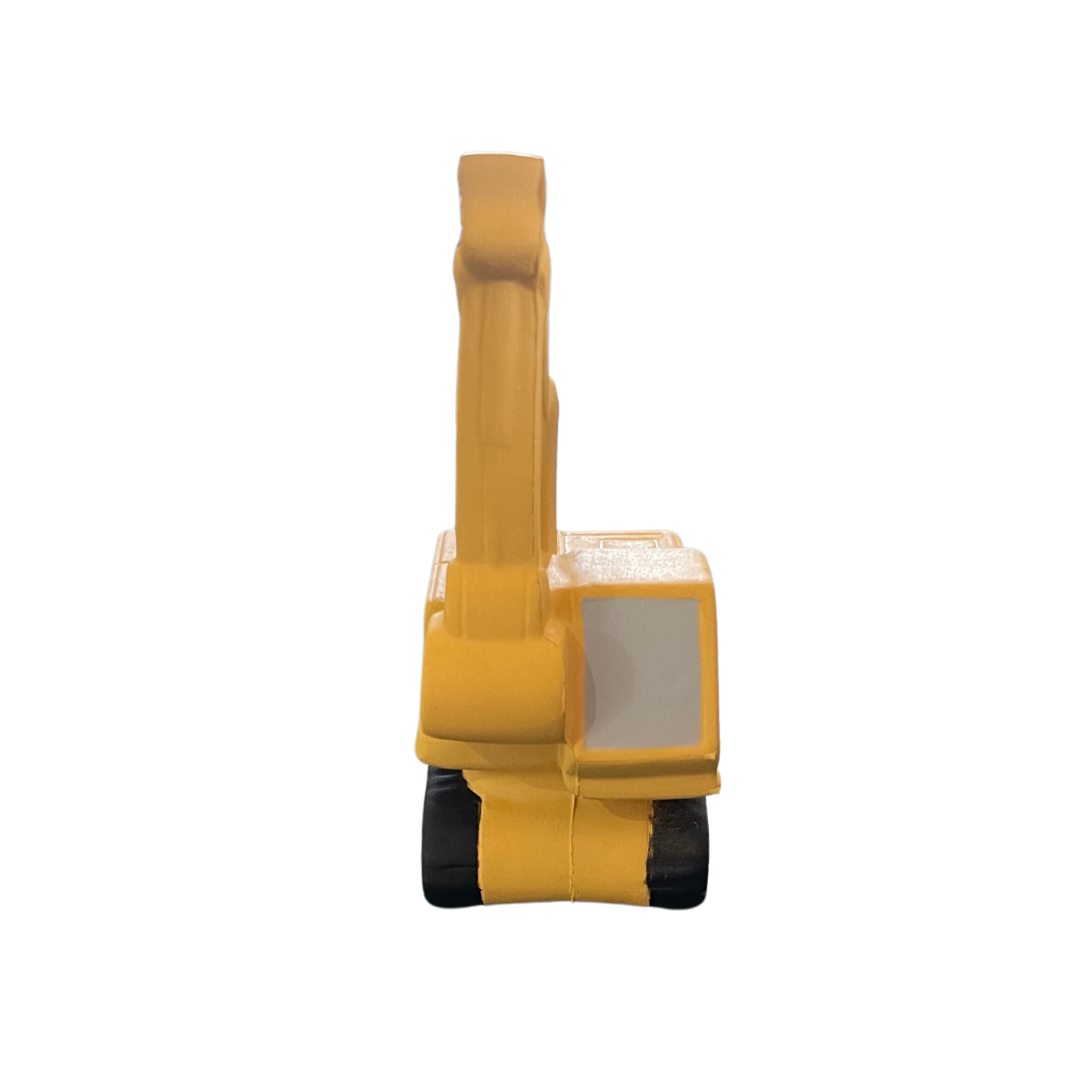 Excavator Shaped Stress Toy  Black and White London