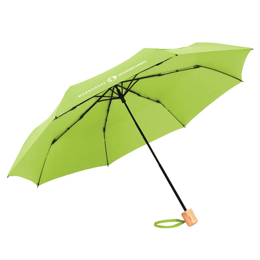 Mini Eco Umbrella ÖkoBrella Telescopic/Small Umbrellas Black and White London®