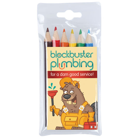 Pack Of Colouring Pencils  Black and White London