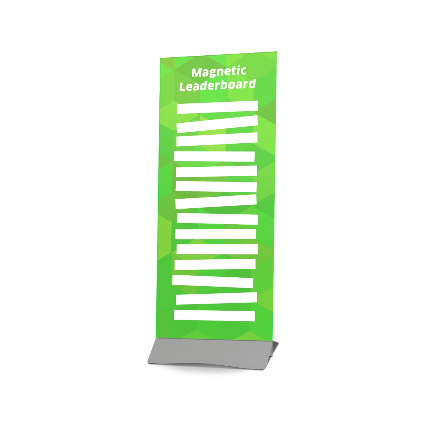 Custom Printed Magnetic Leaderboard  Black and White London