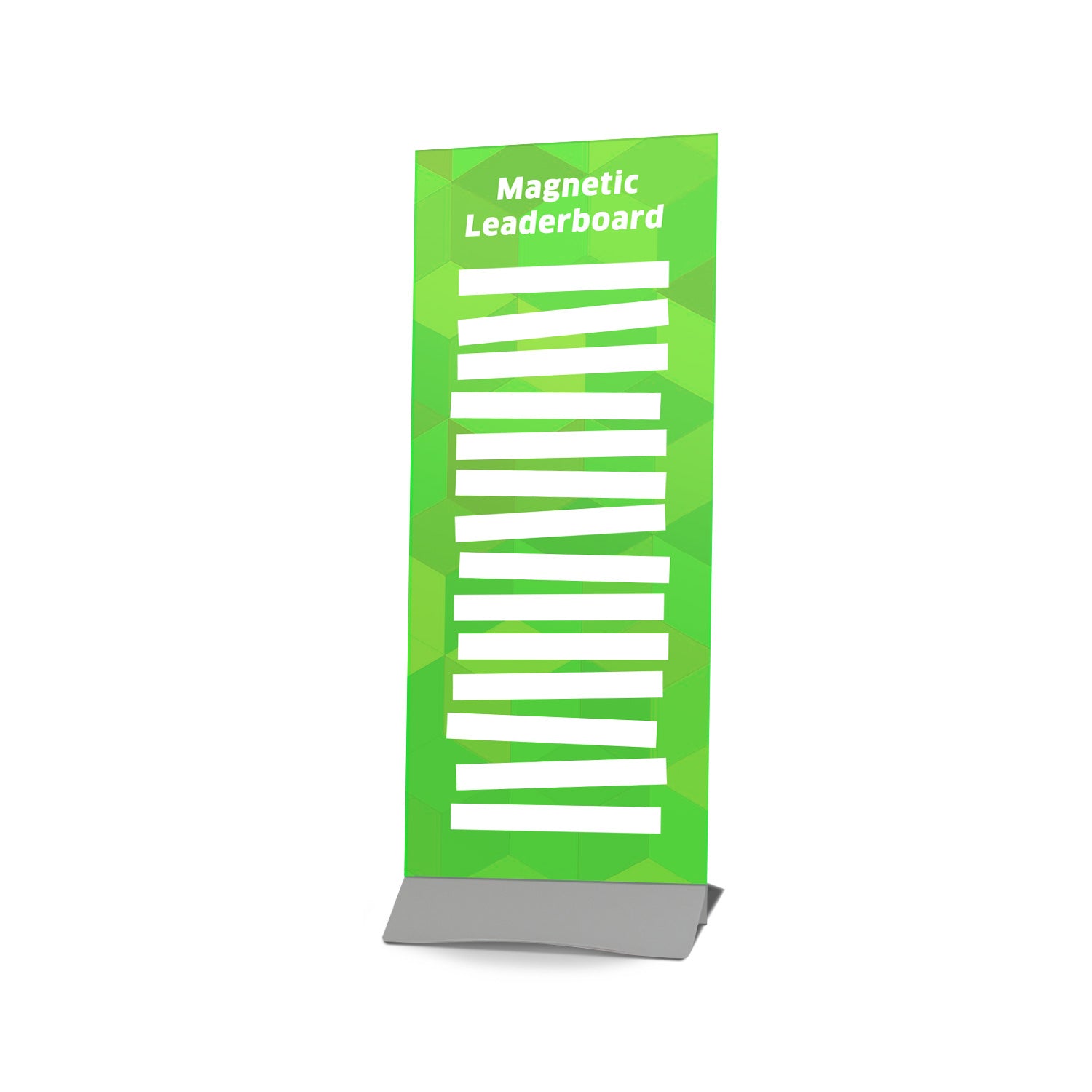 Custom Printed Magnetic Leaderboard  Black and White London